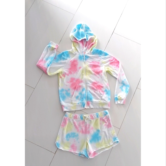 wonder nation Other - Girl's Tie Dye Loungewear Set